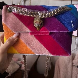 Multicolor Velvet Kurt Bag